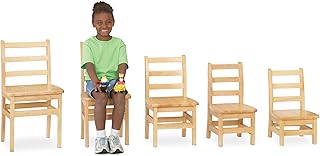 Jonti-Craft 5910JC KYDZ Ladderback Chair, 10" Height