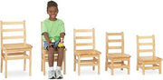 Jonti-Craft 5912JC KYDZ Ladderback Chair, 12" Height
