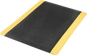 Apache Mills Supreme Sliptech Mat, 36x60, Black W/Yellow Border