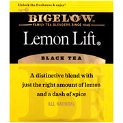 Bigelow Tea Lemon Lift / 28 Count (Pack of 1) / black Black
