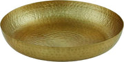 American Metalcraft ASEAG14 Hammered Aluminum Seafood Tray, Single Wall, Gold, 128-Ounce