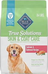 Blue Buffalo True Solutions Skin & Coat Care Salmon Dry Dog Food, 24 lb