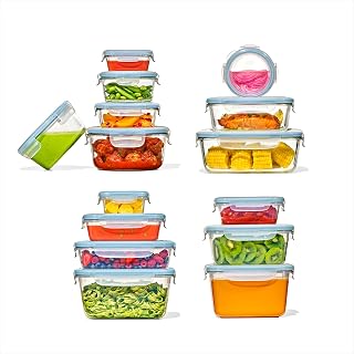 OXO Good Grips Smart Seal 30-Piece Food Storage Container Set - Arctic Blue