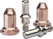 Lincoln Electric Replacement Plasma Cutter Electrodes and Nozzles Set - fits Plasma 20, 4-Piece Set, Model Number KH652