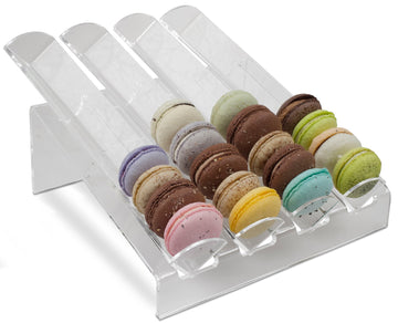 Macaron Cookie Display Stand by Martellato – Plastic, Transparent