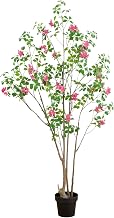 Nearly Natural 6ft. Artificial Dogwood Tree with Real Touch Leaves