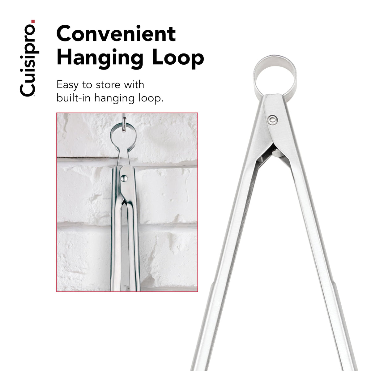 Cuisipro 12-Inch / Stainless Steel / Serving Tongs Tongs