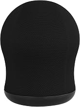 Safco Zenergy Swivel Ball Chair, Anti-Burst, Exercise Ball Chair for Home, Office & Classroom, Supports Active Seating, Black Mesh