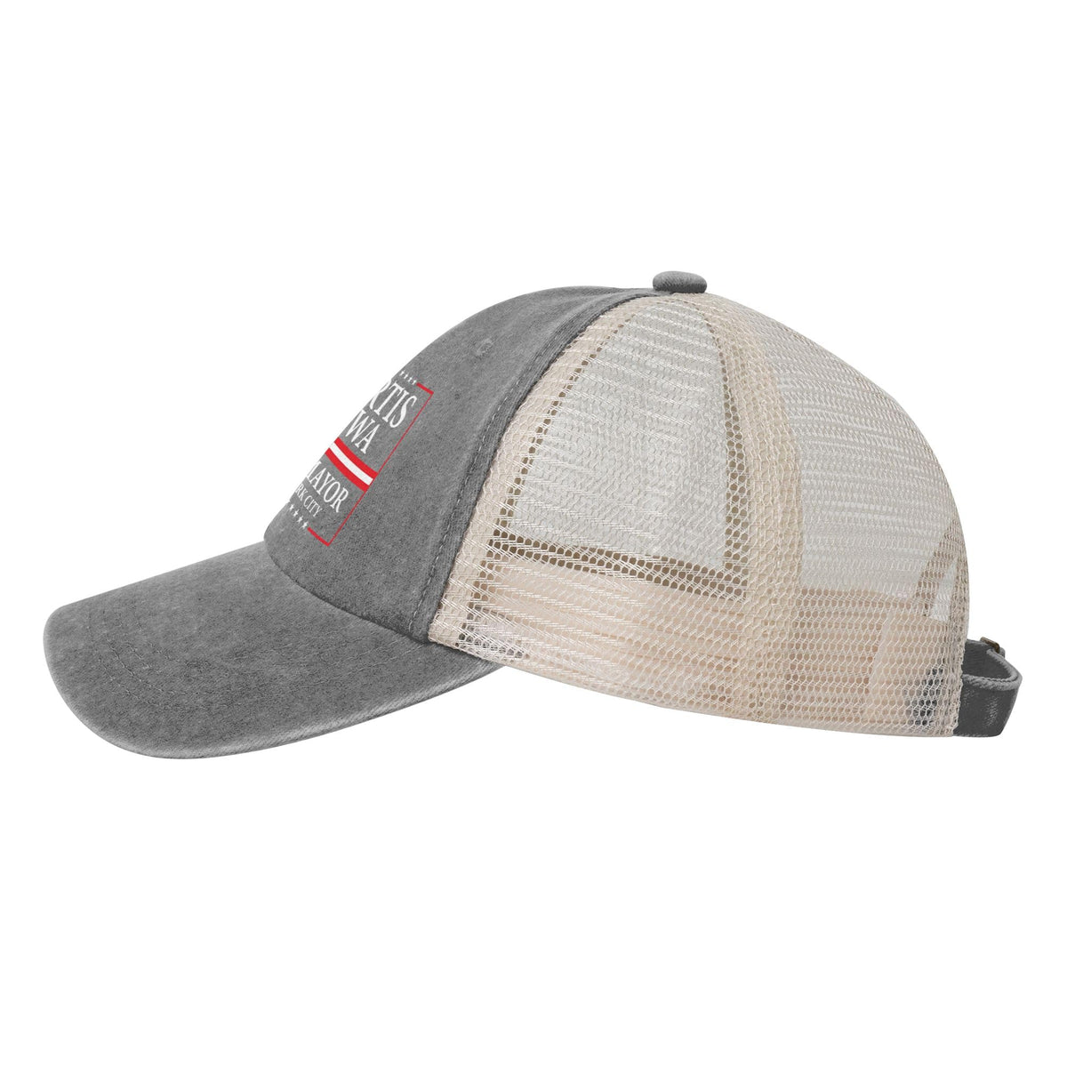 Curtis Sliwa for New York City Mayor Trucker Hat 2026 New York Election Baseball Cap Adjustable Mesh Gray by PPFINE – One Size, Polyester, Gray, Model 6455PPHHG