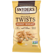 Pretzels, Braided Pretzel Twists Honey Wheat, 12 Oz by Snyder's of Hanover – 12 Ounce (Pack of 1), Model 10160