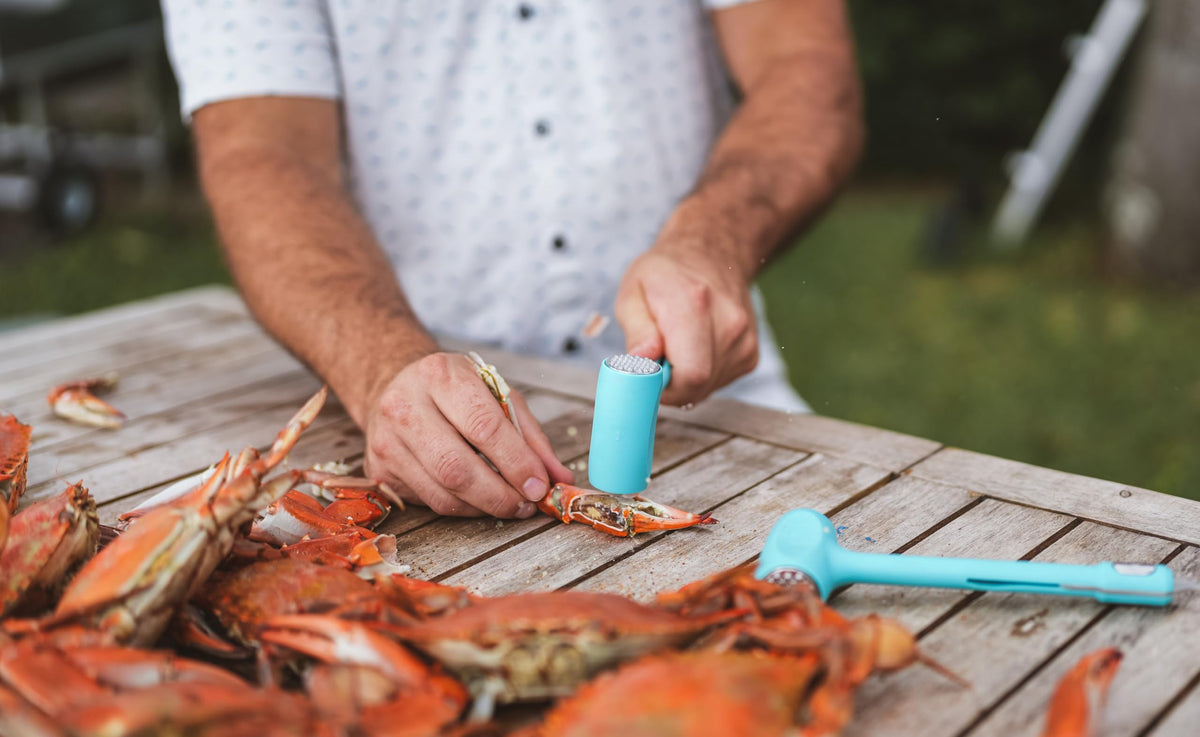 Crab Mallet by Toadfish – Normal, Plastic, Teal, Pack of 2, Model TF8068