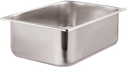 PADERNO World Cuisine Stainless Steel Ice Cream Container, Gray
