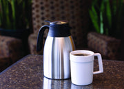 Service Ideas 40.6 Ounces / Brushed / Classic Thermal Carafes