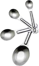Thunder Group Stainless Steel Measuring Spoon Set