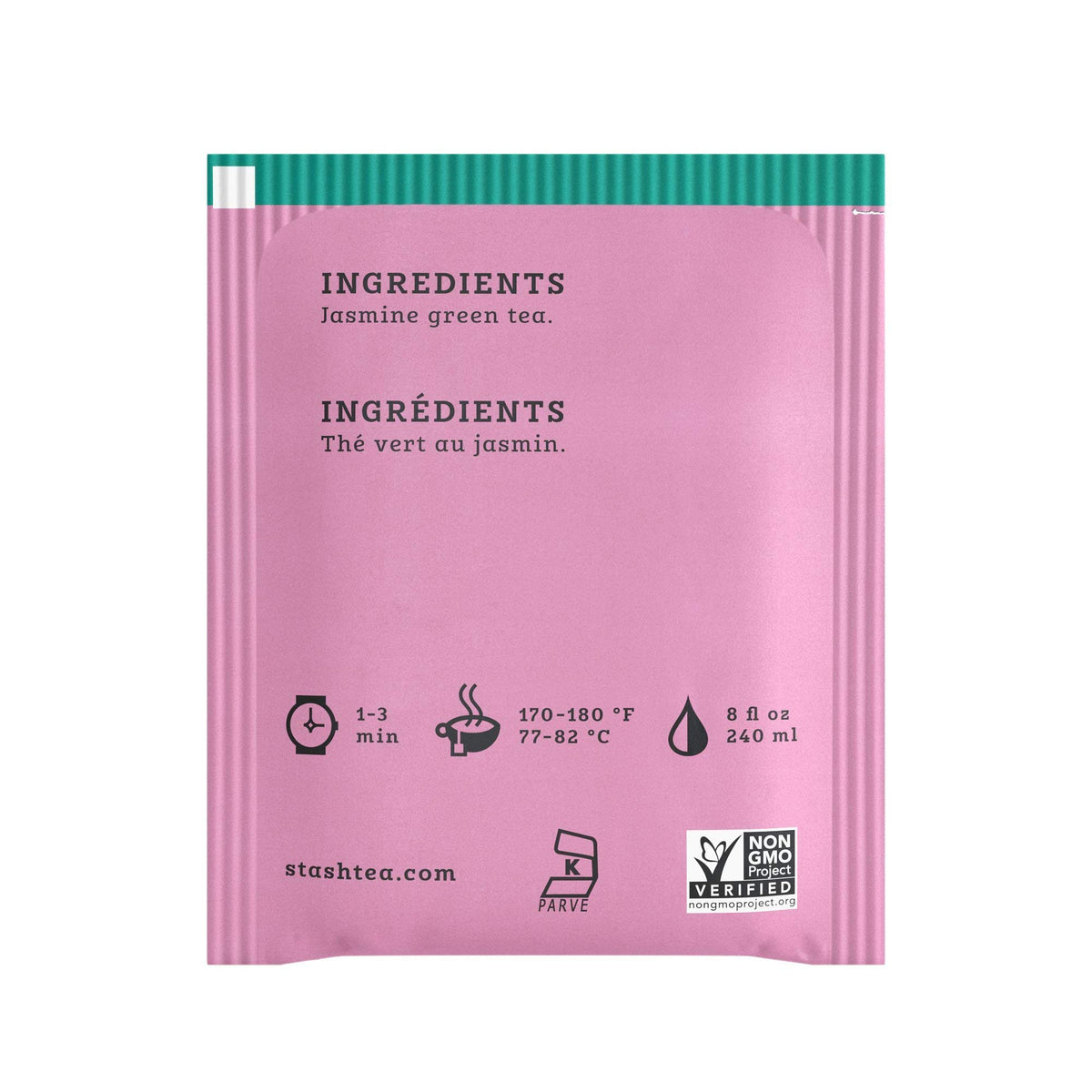 Premium Green Tea Jasmine Blossom - 18 Tea Bags by Stash – Pack of 2, Model 00018697