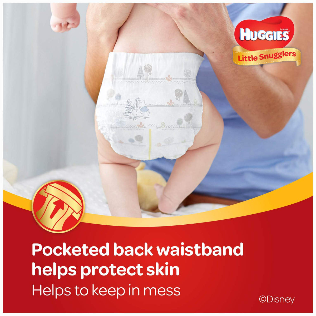 Little Snugglers Diapers by HUGGIES – newborn up to 10 Pound, Cotton, Pack of 32, Model KC-840