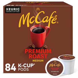 Premium Roast Coffee by McCafe – 84 Count (Pack of 1), Brown, Model 00043000064986