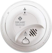 First Alert SC9120B Corded Electric Combination Alarm with Adapter Plugs for Easy Replacement