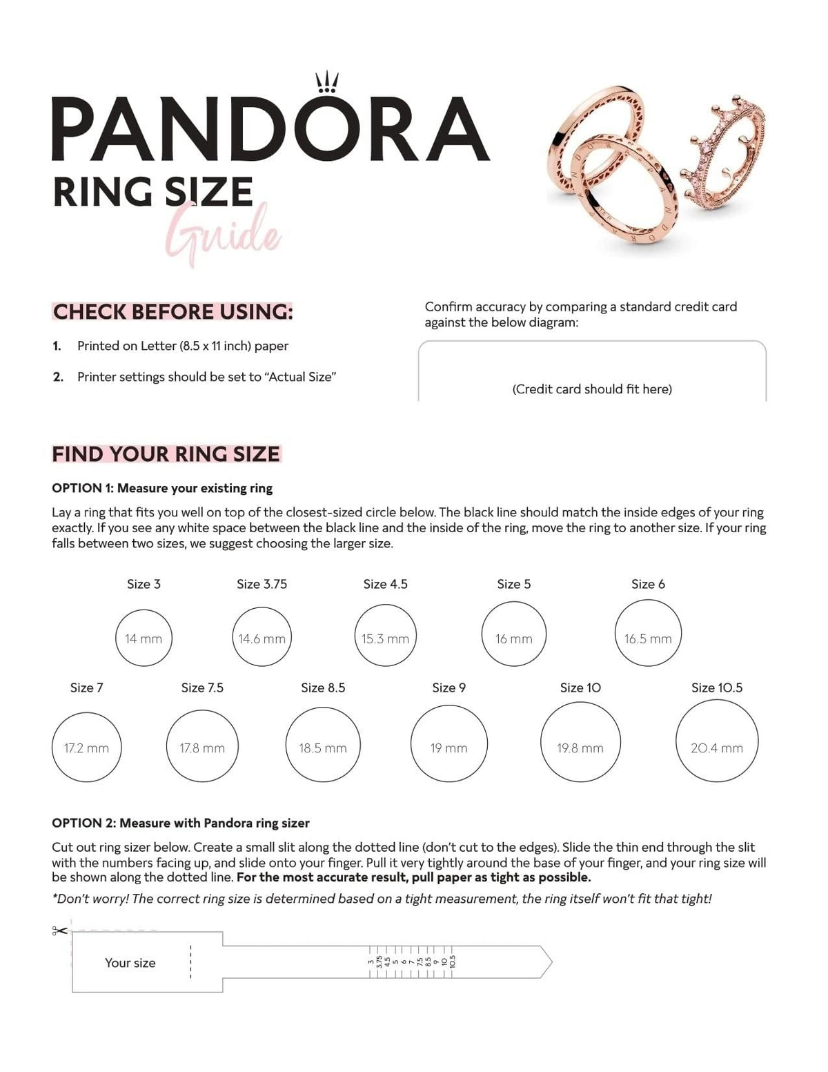 Eternity Channel Ring by PANDORA – 9, Gold, Model 163797C01-60