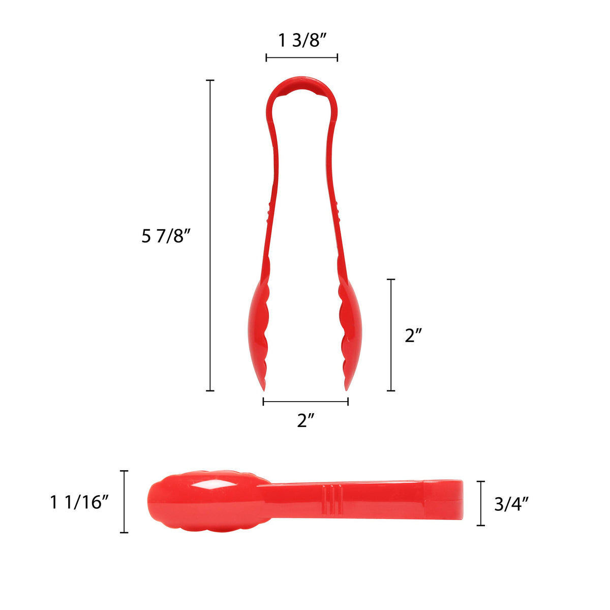 Thunder Group 6 / Red / Serving Tongs Tongs