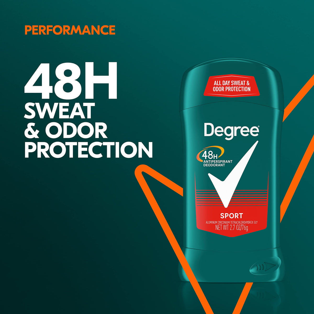 Degree 2.7 Ounce (Pack of 4) / Fragranced / Light Green Antiperspirant Deodorant