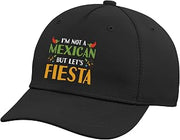 Cinco de Mayo I´m not Mexican but let´s Fiesta Adjustable Baseball Hat