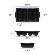 Thunder Group Black / 4.0 load / 1 Flatware Organizers