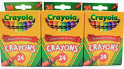 Crayons Bundle (3 Pack) by Crayola – 24 Count (Pack of 3), wax, Multicolor, Pack of 3, Model ‎4550038