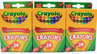 Crayons Bundle (3 Pack) by Crayola – 24 Count (Pack of 3), wax, Multicolor, Pack of 3, Model ‎4550038