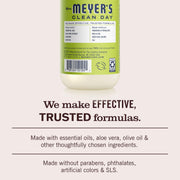 CLEAN DAY Liquid Hand Soap by Mrs. MEYER'S – 12.5 Fl Oz (Pack of 1), Plastic, No Color, Model 10808124121376