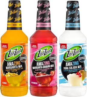 Zing Zang Mango Margarita Mix + Strawberry Margarita-Daiquiri Mix + Pina Colada Mix Tropical 32 Fl. Oz. 3-Pack