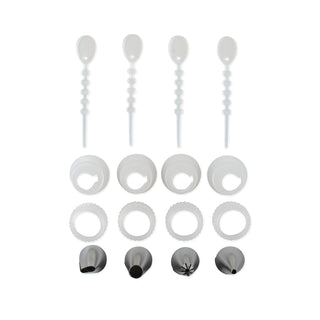 Pastry Decorating Set by Nordic Ware – Plastic, White, Green, Metallic, Model 1002