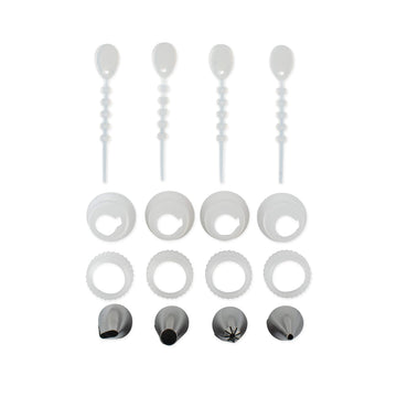 Pastry Decorating Set by Nordic Ware – Plastic, White, Green, Metallic, Model 1002