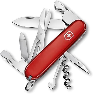 Victorinox Companion Swiss Army Knife, 16-Function Pocket Knife, Red