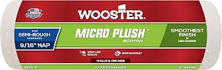 Wooster R238-9 Micro Plush Paint Roller Cover 9/16" Nap 9"