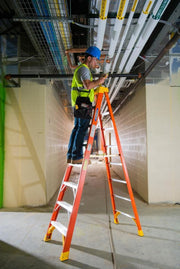 Werner 1 / 8 feet / Orange Step Ladders