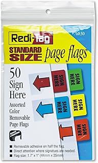 Redi-Tag Removable/Reusable Standard Page Flags Value Pack