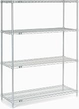 Nexel 14485C Nexel Chrome Wire Shelving, 48" W X 14" D x 54" H