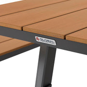 Urban 6'L Rectangular Picnic Table by Global Industrial – Plastic, Tan, Model OTZY-18A