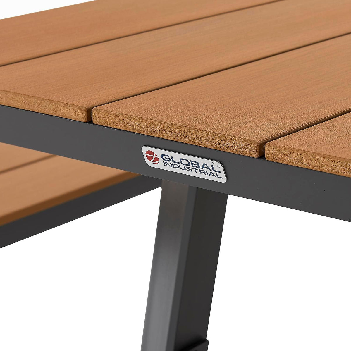 Urban 6'L Rectangular Picnic Table by Global Industrial – Plastic, Tan, Model OTZY-18A