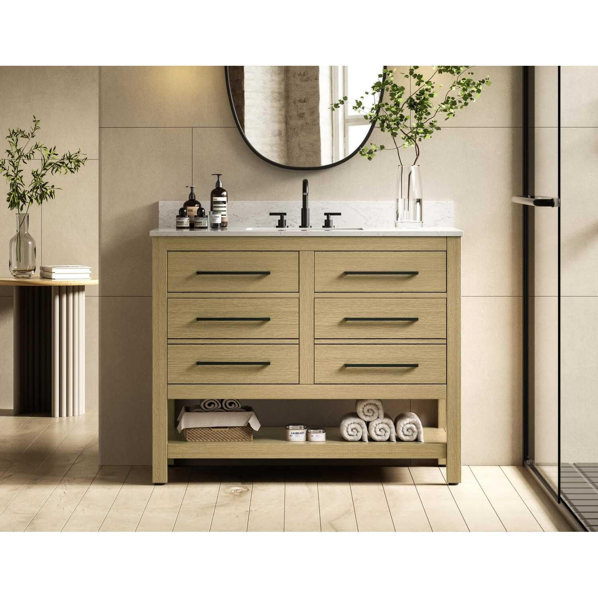 Bathroom Vanity Honey Brown by karson – Honey Brown