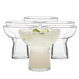 Stemless Margarita Glasses Set of by Libbey – 10.25 oz, 10.25 ounces, Glass, Stemless 6, Pack of 6
