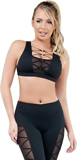 Starline Black X Sports Bra