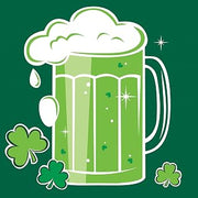 Creative Converting 18 Count Beers and Cheers Beverage Napkins, Irish Fun