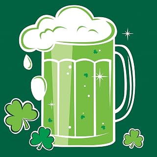 Creative Converting 18 Count Beers and Cheers Beverage Napkins, Irish Fun