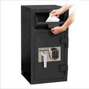 Sentry® Safe 1.6 cu. ft. Depository Safe by SENTRY(セントリー) – 1.6 cu. ft., 1.57 cubic_feet, Alloy Steel, Black, Model DH-134E