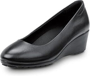 SR Max Womens White Orlando MaxTrax Soft Toe Slip-On SRO Dress Shoe