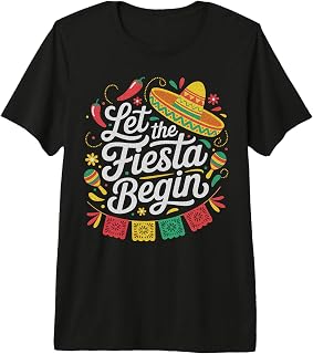 Let The Fiesta Begin Cinco De Mayo Mexican Party Matching Premium Tri-Blend T-Shirt