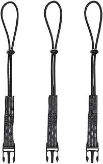 Ergodyne Squids 3103 Detachable Tool Lanyard Loops, 3-Pack, Black, Standard