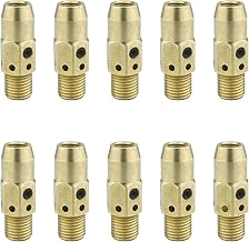 10 pcs Gas Diffusers 54A for Lincoln Magnum 300-400 Tweco No 3 No 4 MIG Welding Guns 1540110